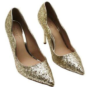 Jewel Badgley Mischka Womens Riley II Iridescent Evening Pointed Toe Heels